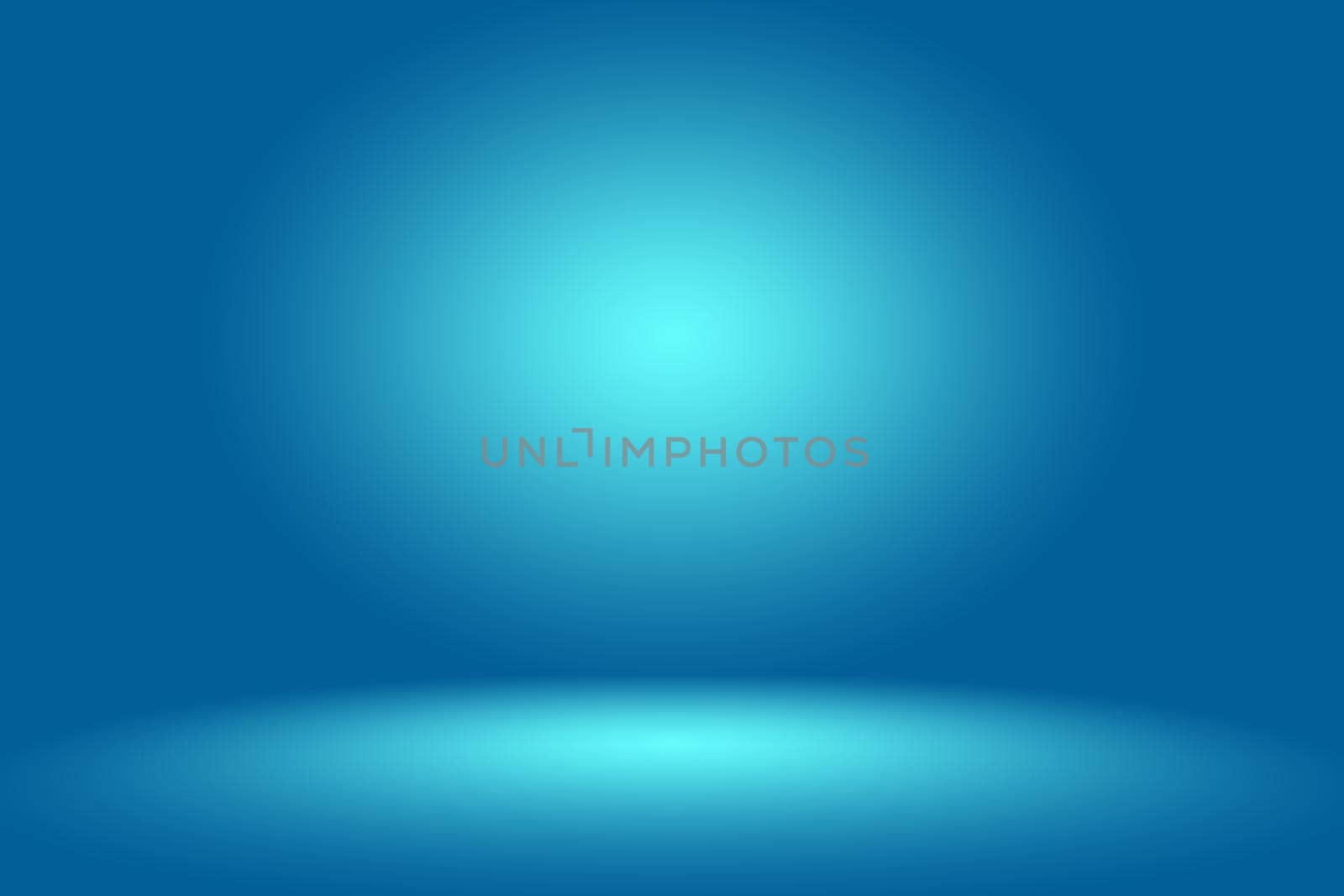 Gradient Blue abstract background. Smooth Dark blue with Black vignette Studio