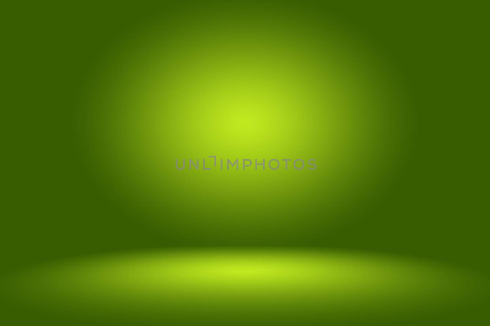 Empty Green Studio well use as background,website template,frame,business report.