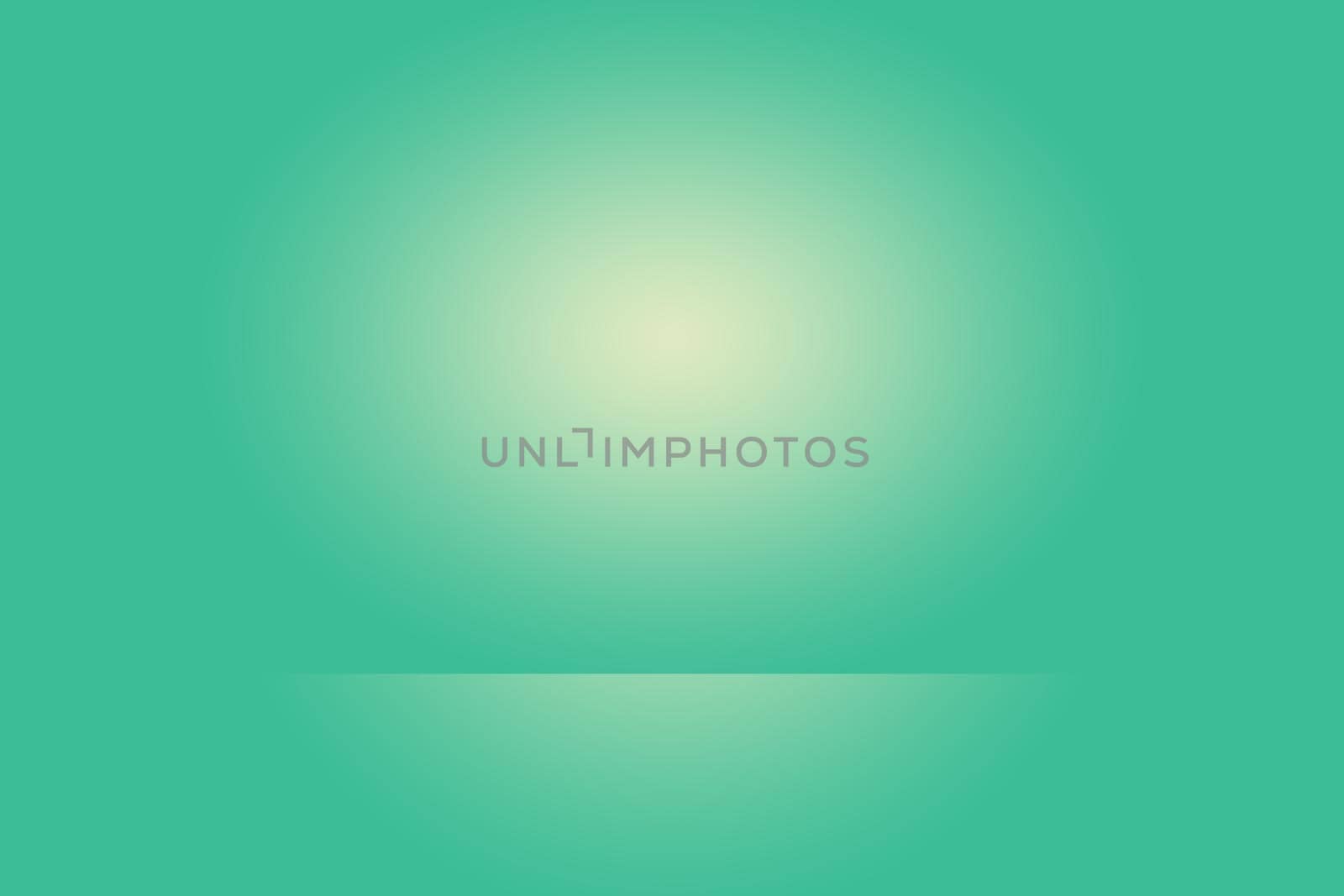 Luxury plain Green gradient abstract studio background empty room with space for your text and picture by Benzoix