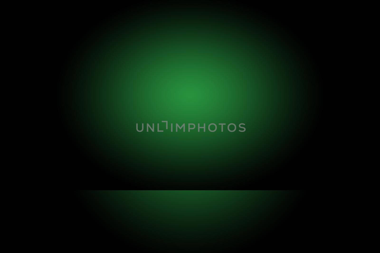 Luxury plain Green gradient abstract studio background empty room with space for your text and picture by Benzoix