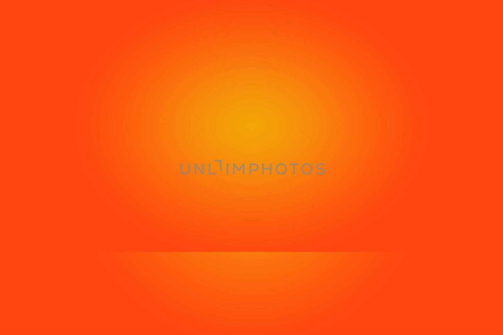 Abstract Orange background layout design,studio,room, web template ,Business report with smooth circle gradient color. by Benzoix