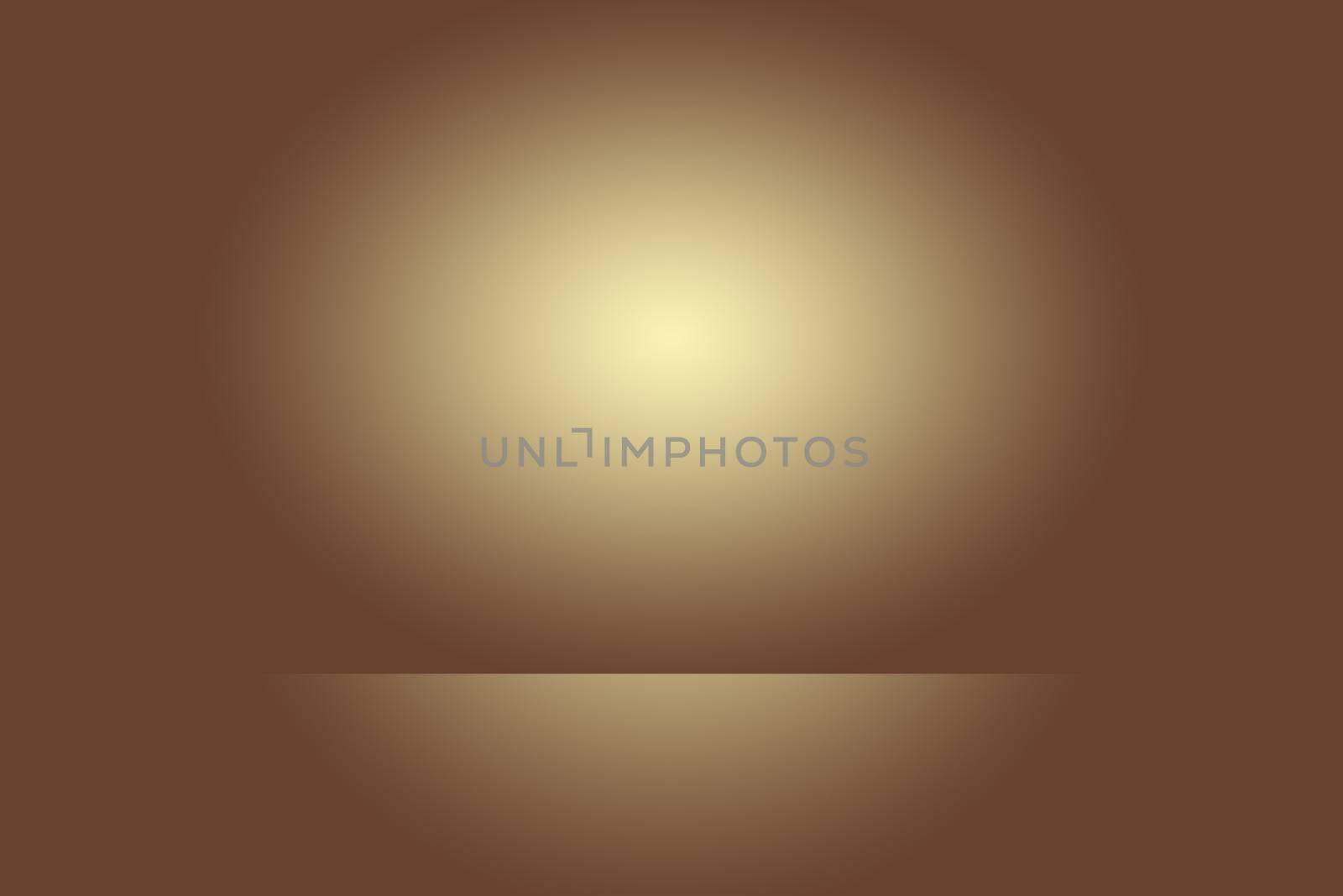 Abstract brown gradient well used as background for product display. by Benzoix