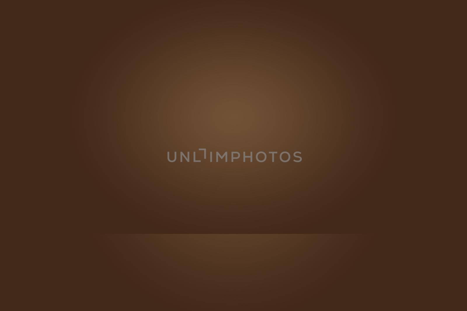 Abstract brown gradient well used as background for product display