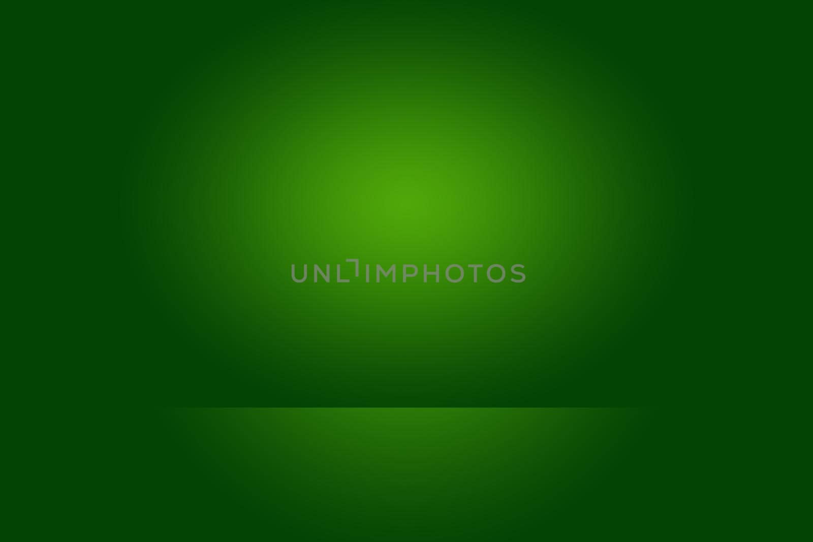 Luxury plain Green gradient abstract studio background empty room with space for your text and picture.