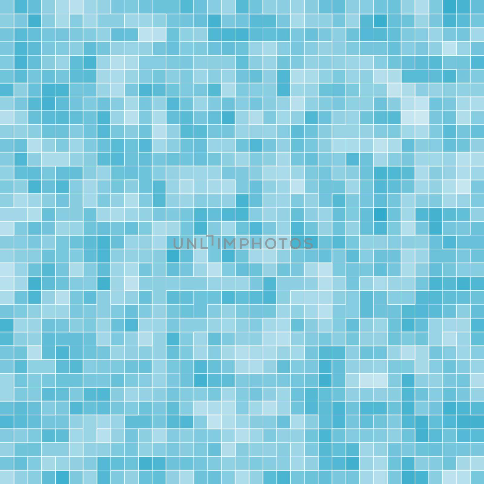 Texture Swimming pool Mosaic tile background. Wallpaper, banner, backdrop. by Benzoix