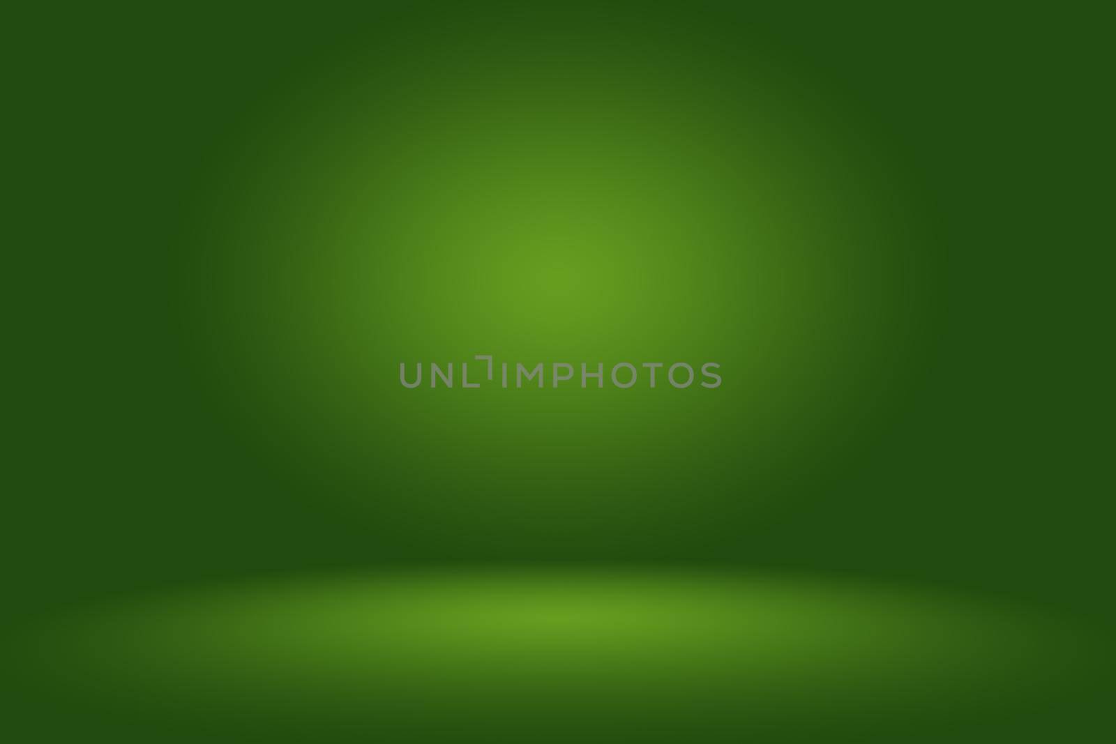 Empty Green Studio well use as background,website template,frame,business report.