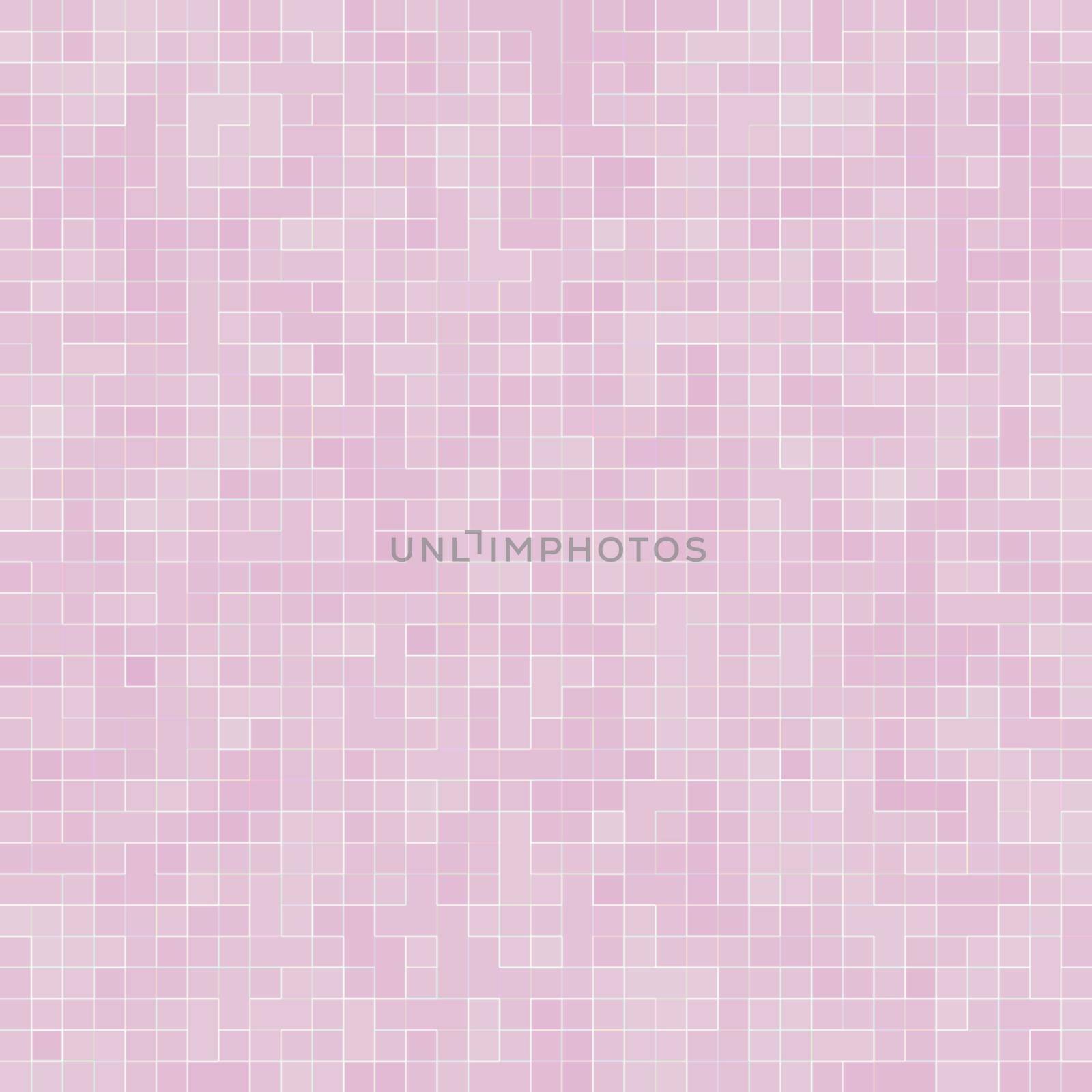 Abstract Luxury Sweet Pastel Pink Tone Wall Floor Tile Glass Seamless Pattern Mosaic Background Texture for Furniture Material.