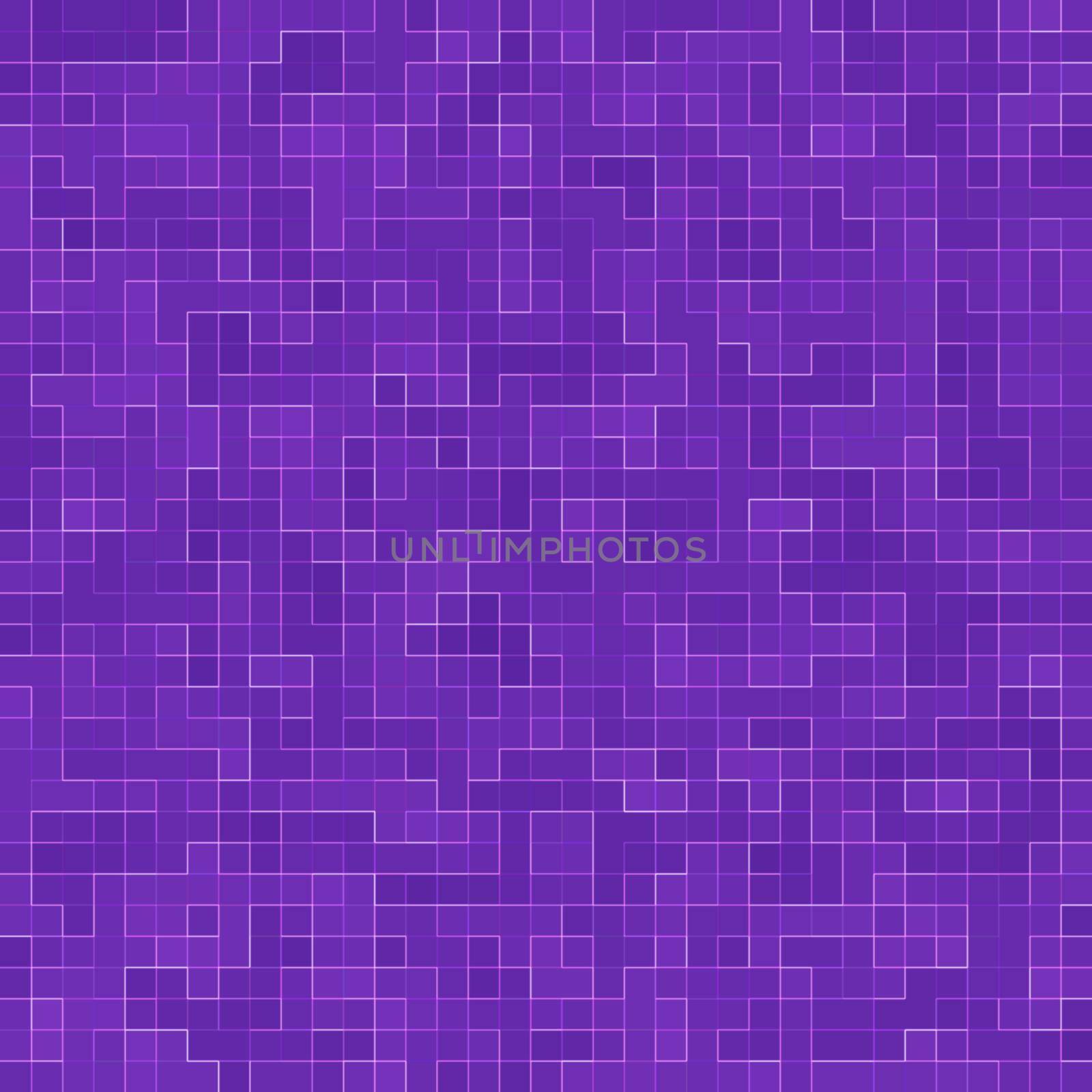 Bright purple square mosaic for textural background