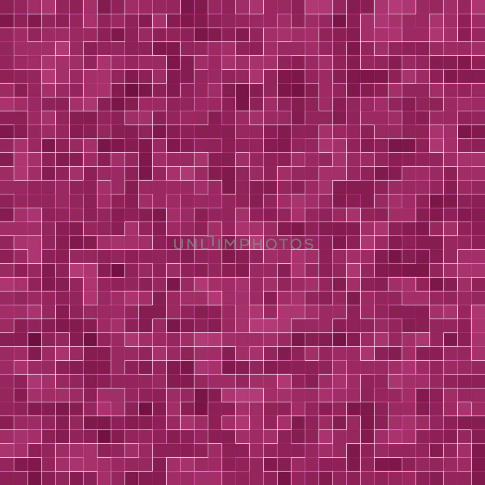 Bright purple square mosaic for textural background. by Benzoix