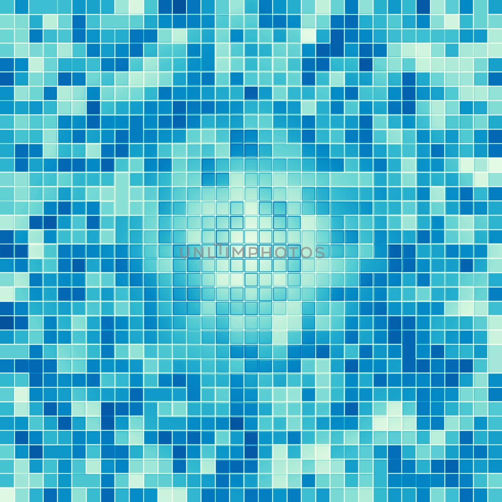 Texture Swimming pool Mosaic tile background. Wallpaper, banner, backdrop. by Benzoix