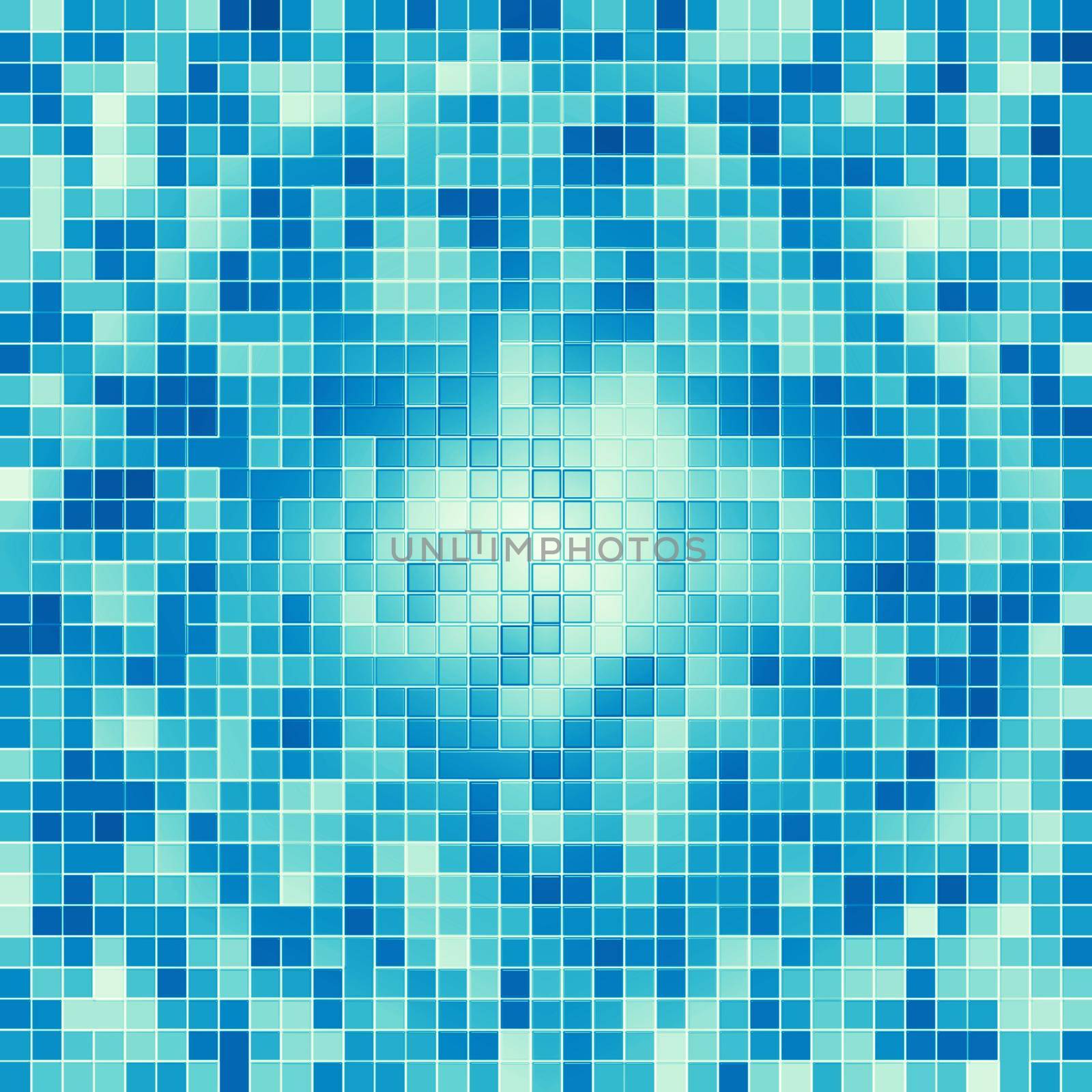 Texture Swimming pool Mosaic tile background. Wallpaper, banner, backdrop. by Benzoix