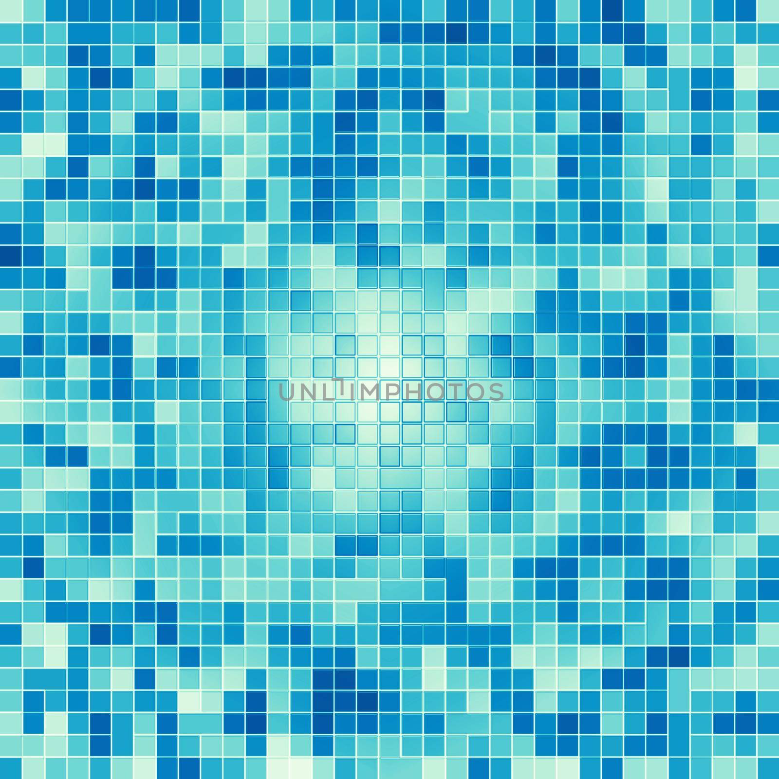 Texture Swimming pool Mosaic tile background. Wallpaper, banner, backdrop. by Benzoix