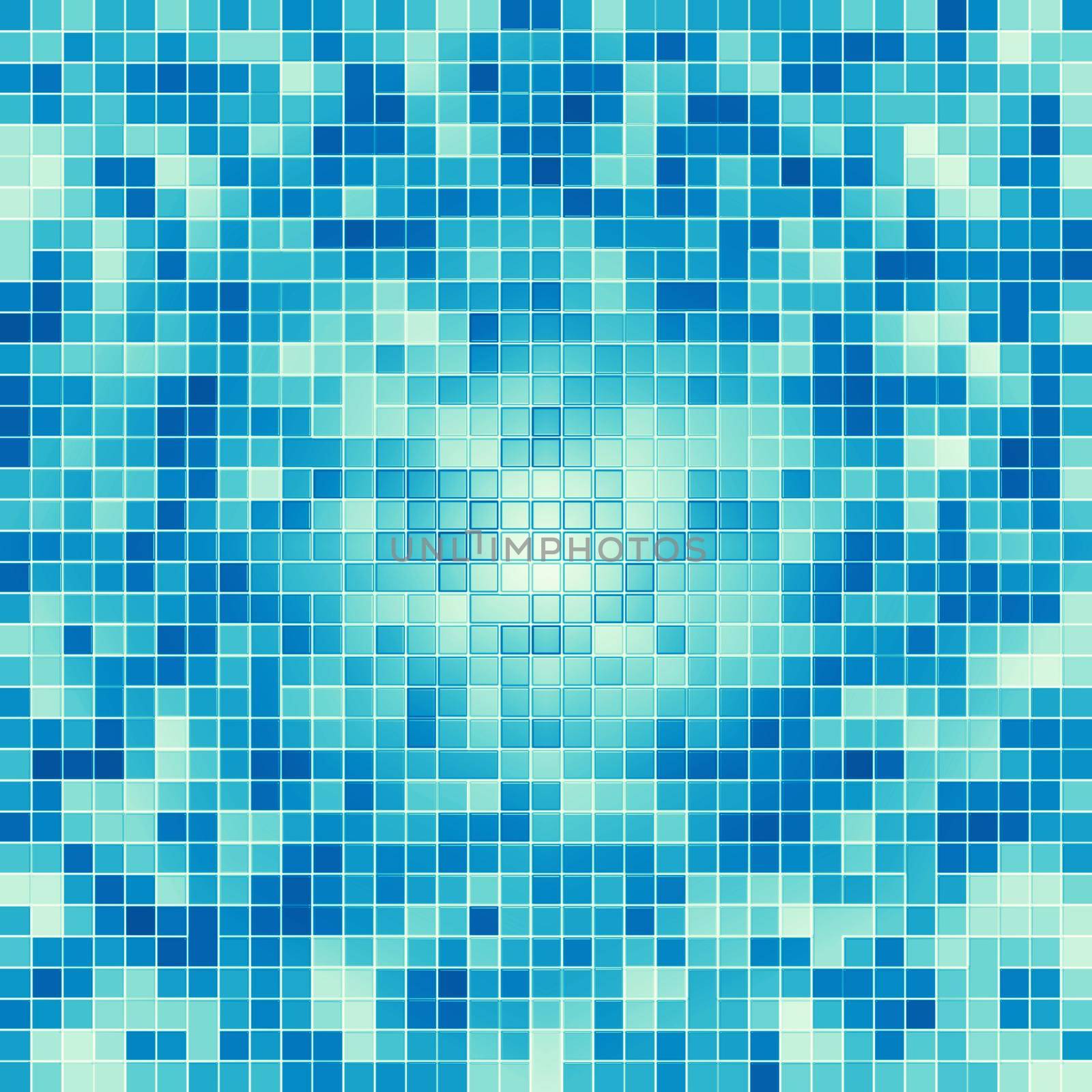 Texture Swimming pool Mosaic tile background. Wallpaper, banner, backdrop. by Benzoix