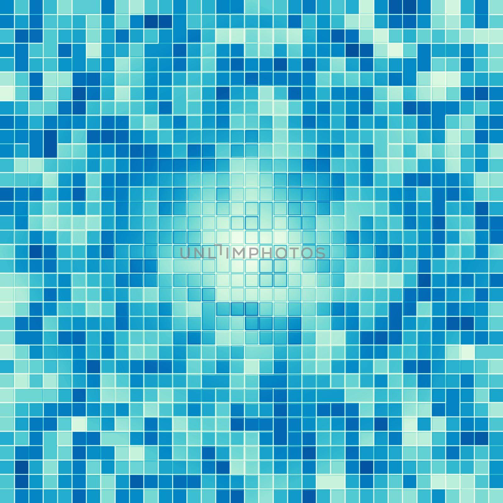 Texture Swimming pool Mosaic tile background. Wallpaper, banner, backdrop. by Benzoix