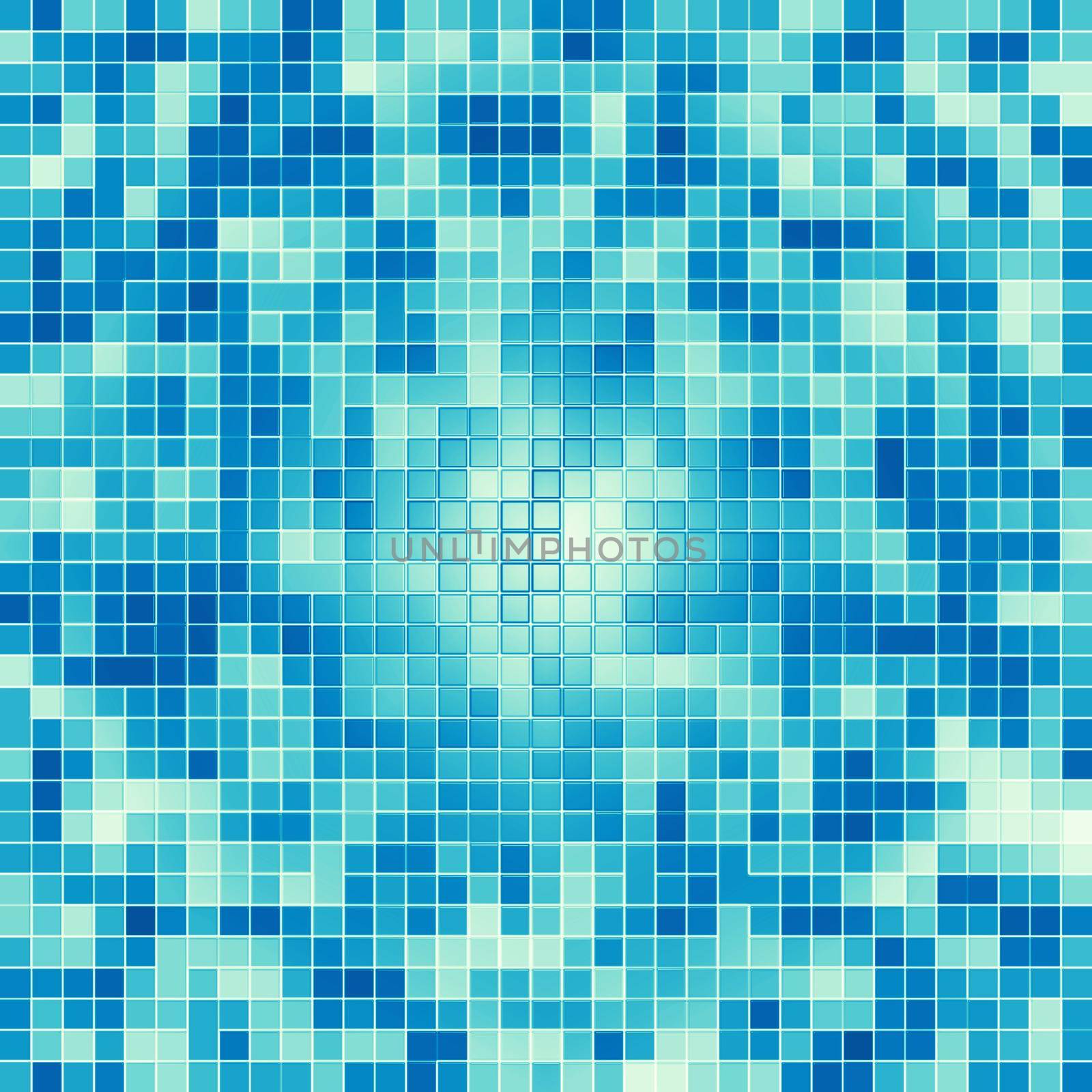 Texture Swimming pool Mosaic tile background. Wallpaper, banner, backdrop. by Benzoix