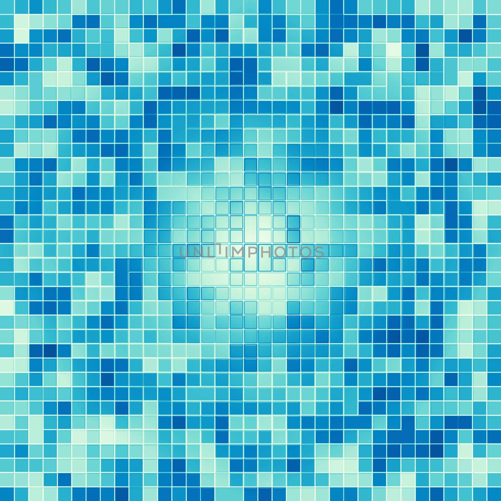 Texture Swimming pool Mosaic tile background. Wallpaper, banner, backdrop. by Benzoix