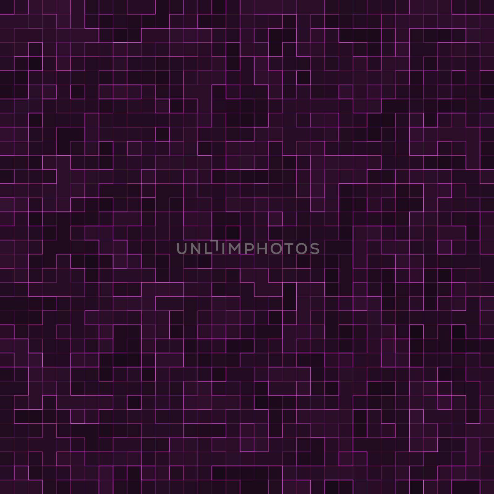 Bright purple square mosaic for textural background. by Benzoix