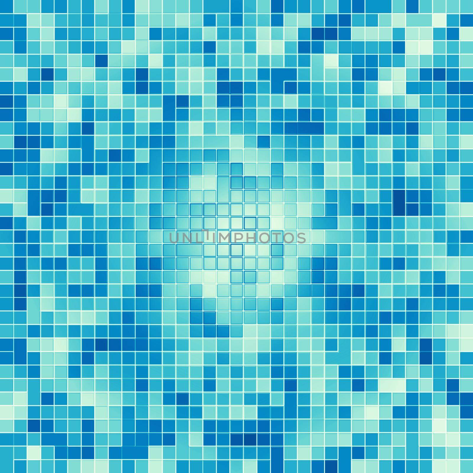 Texture Swimming pool Mosaic tile background. Wallpaper, banner, backdrop. by Benzoix