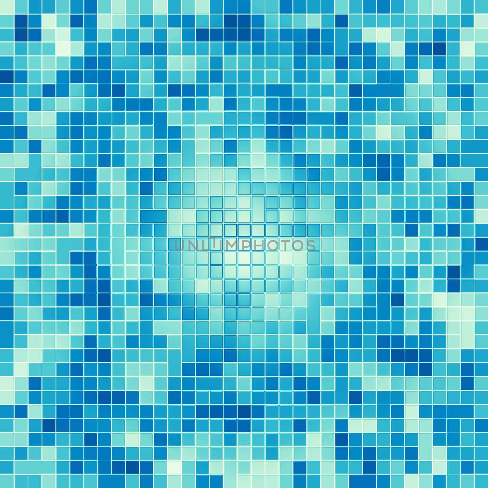 Texture Swimming pool Mosaic tile background. Wallpaper, banner, backdrop. by Benzoix