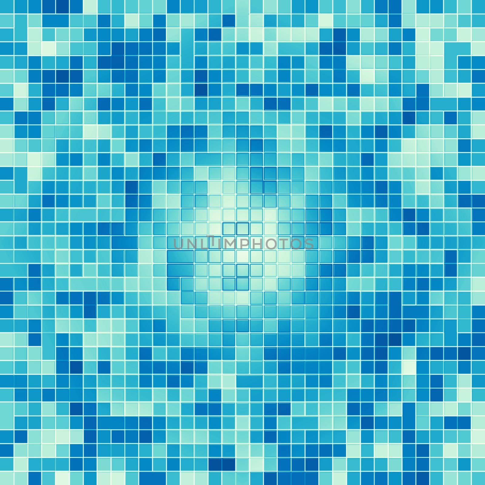 Texture Swimming pool Mosaic tile background. Wallpaper, banner, backdrop. by Benzoix