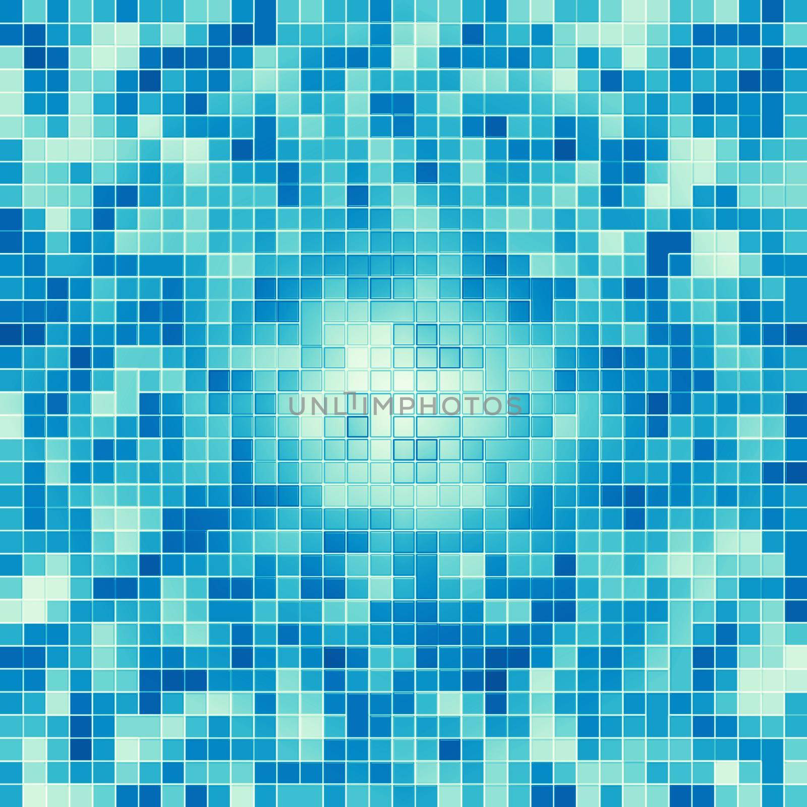 Texture Swimming pool Mosaic tile background. Wallpaper, banner, backdrop. by Benzoix