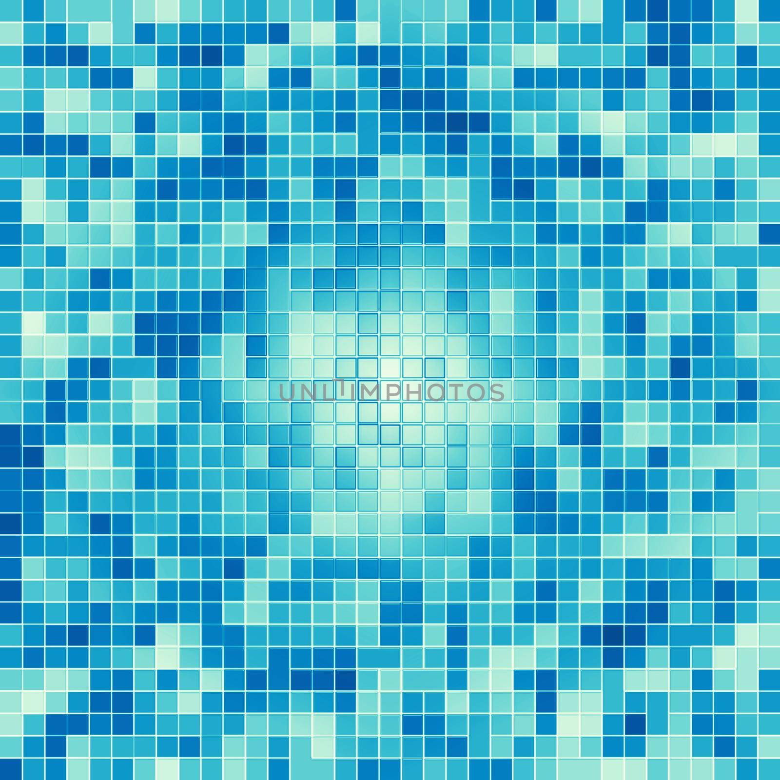 Texture Swimming pool Mosaic tile background. Wallpaper, banner, backdrop. by Benzoix