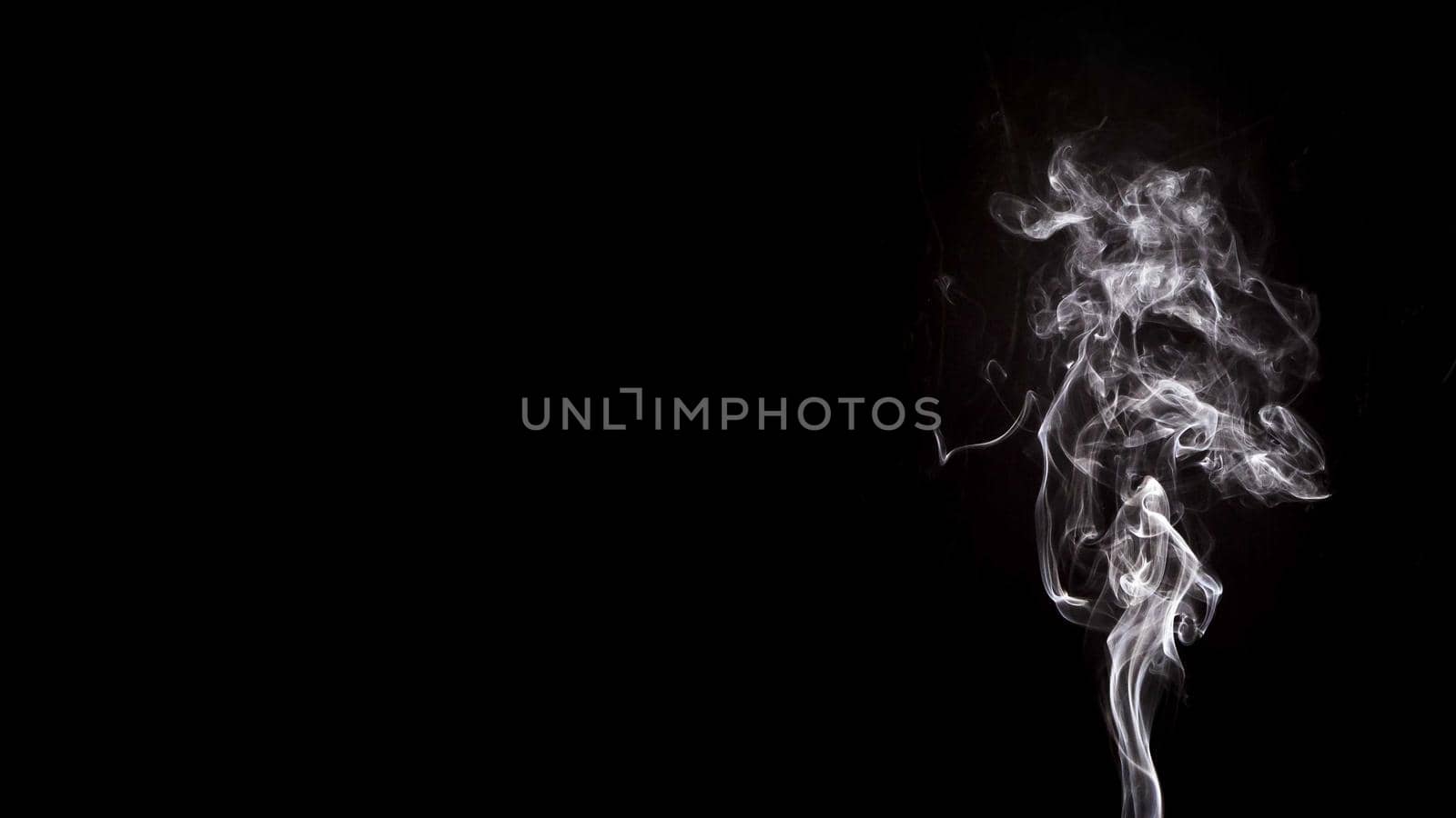 smoke shapes movement black background with copy space writing text. High quality beautiful photo concept by Zahard