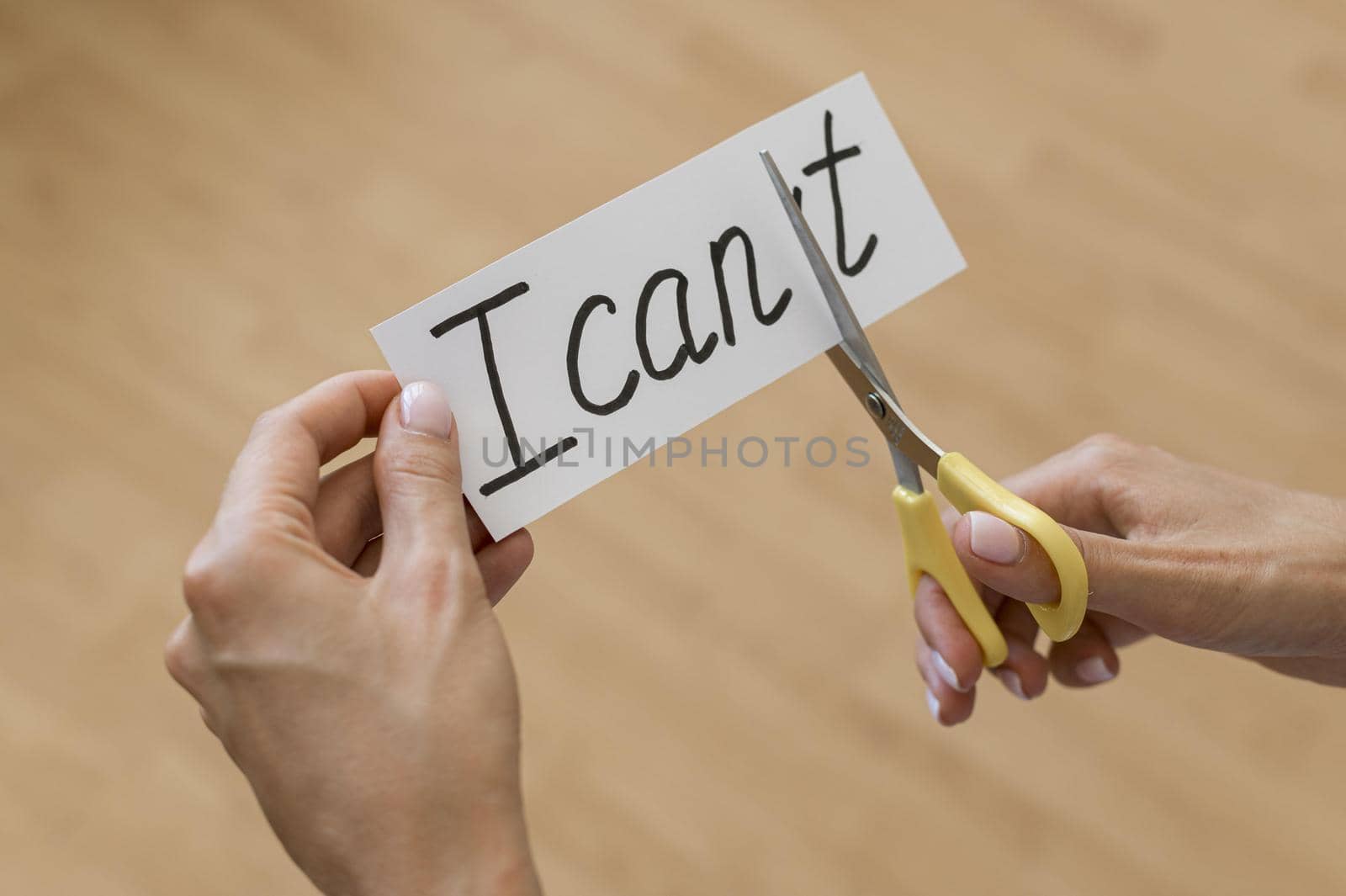 i cant message card being cut with scissor. High quality beautiful photo concept by Zahard