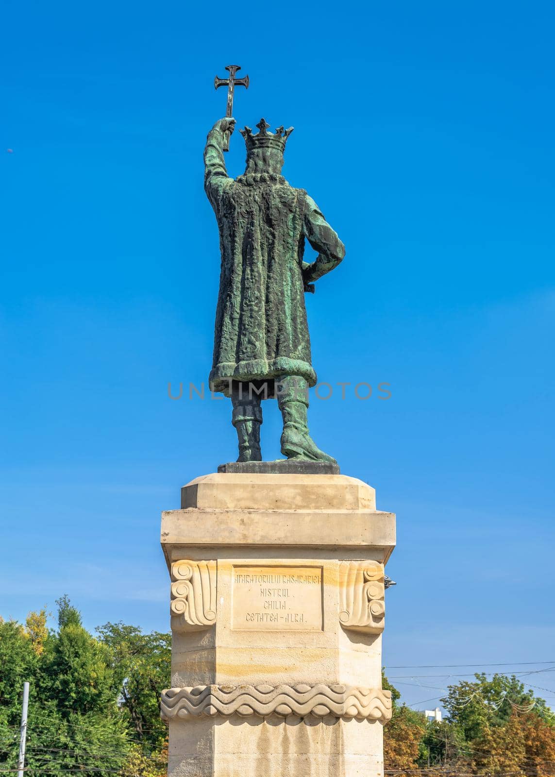 Monument to Stefan cel Mare in Chisinau, Moldova by Multipedia