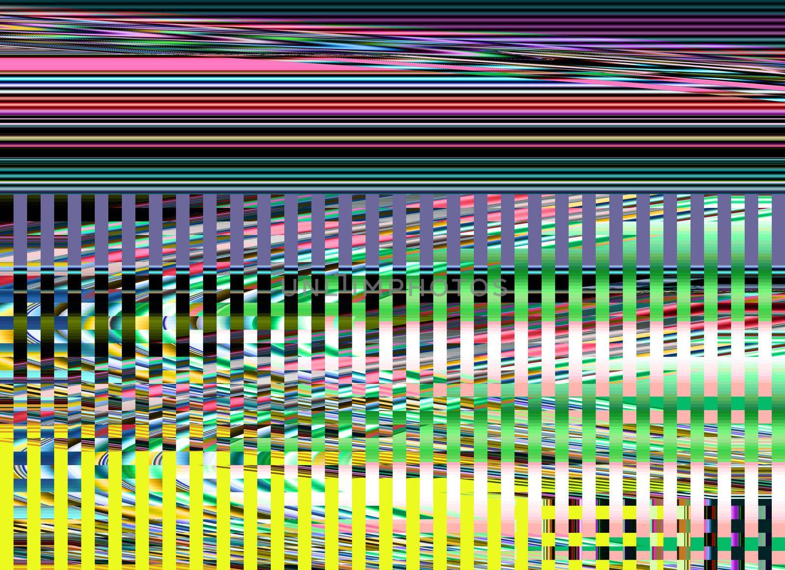 Digital Glitch background Grunge Computer screen error Retro pixel noise abstract design Photo glitch. Television signal fail. Data decay. Technical problem with Colorful noise by DesignAB