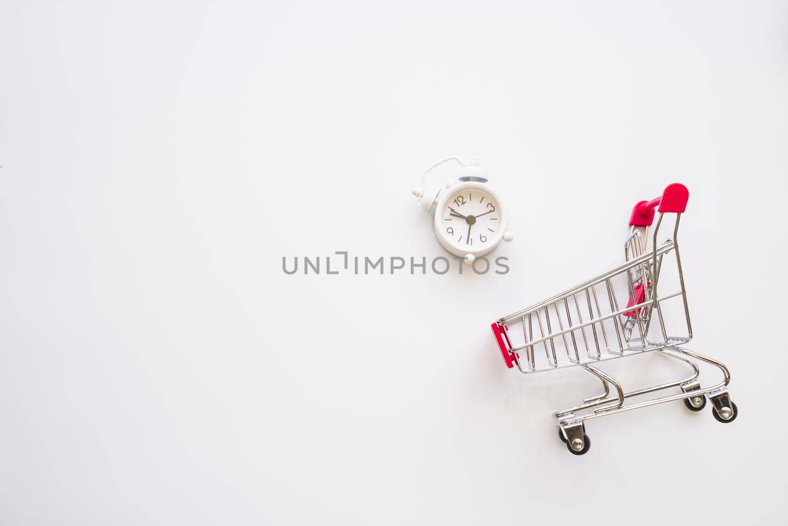 shopping trolley with little snooze. Resolution and high quality beautiful photo