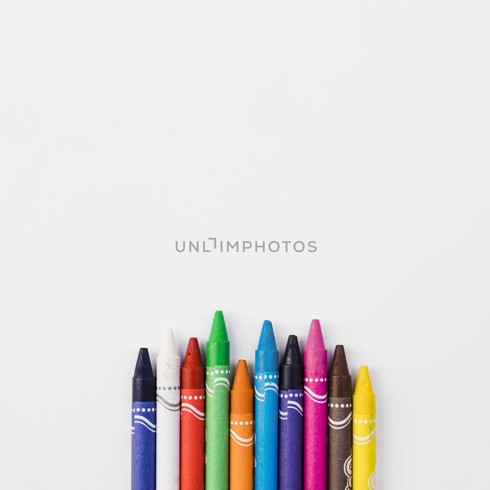 wavy row crayons. Resolution and high quality beautiful photo