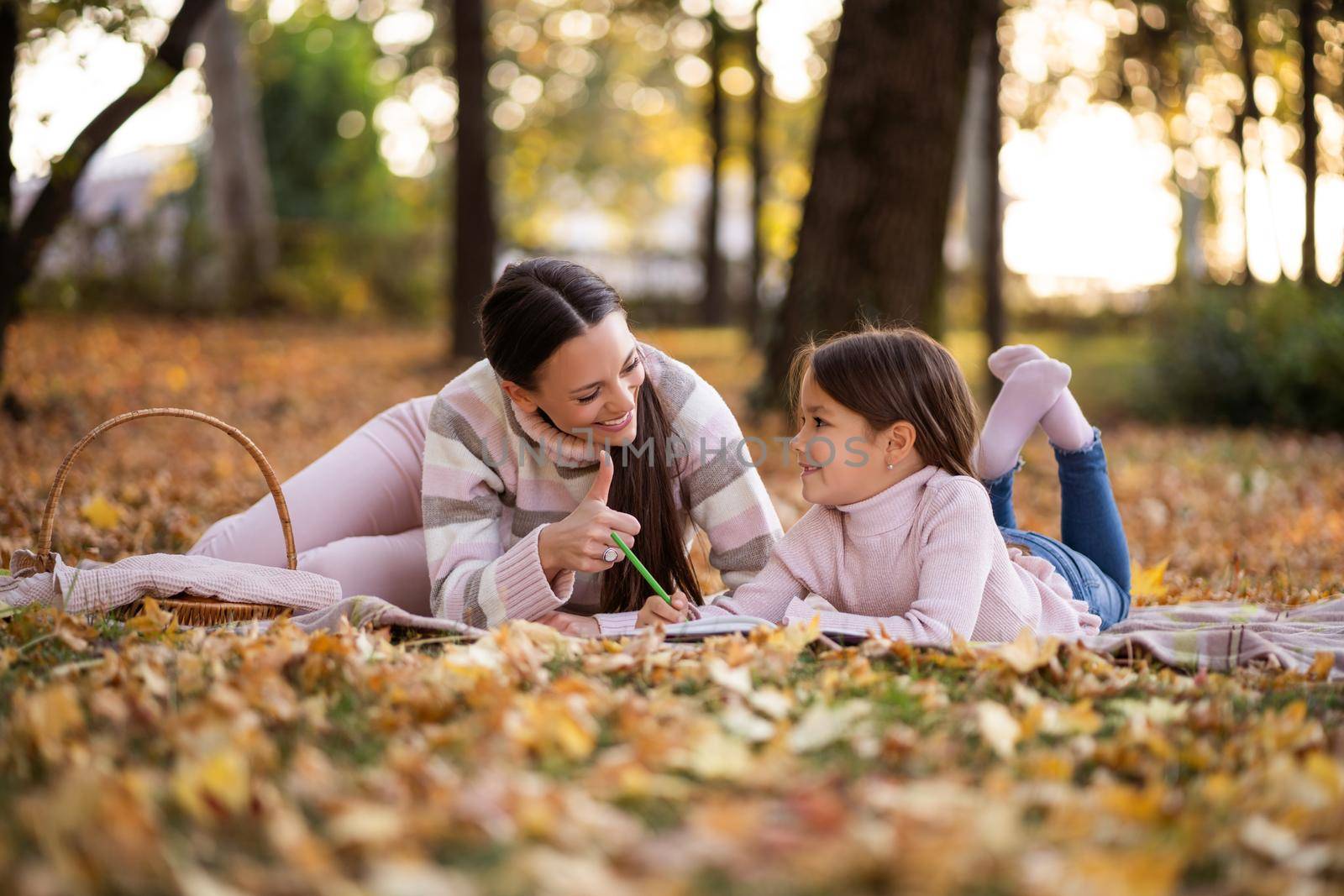 Family in park by djoronimo