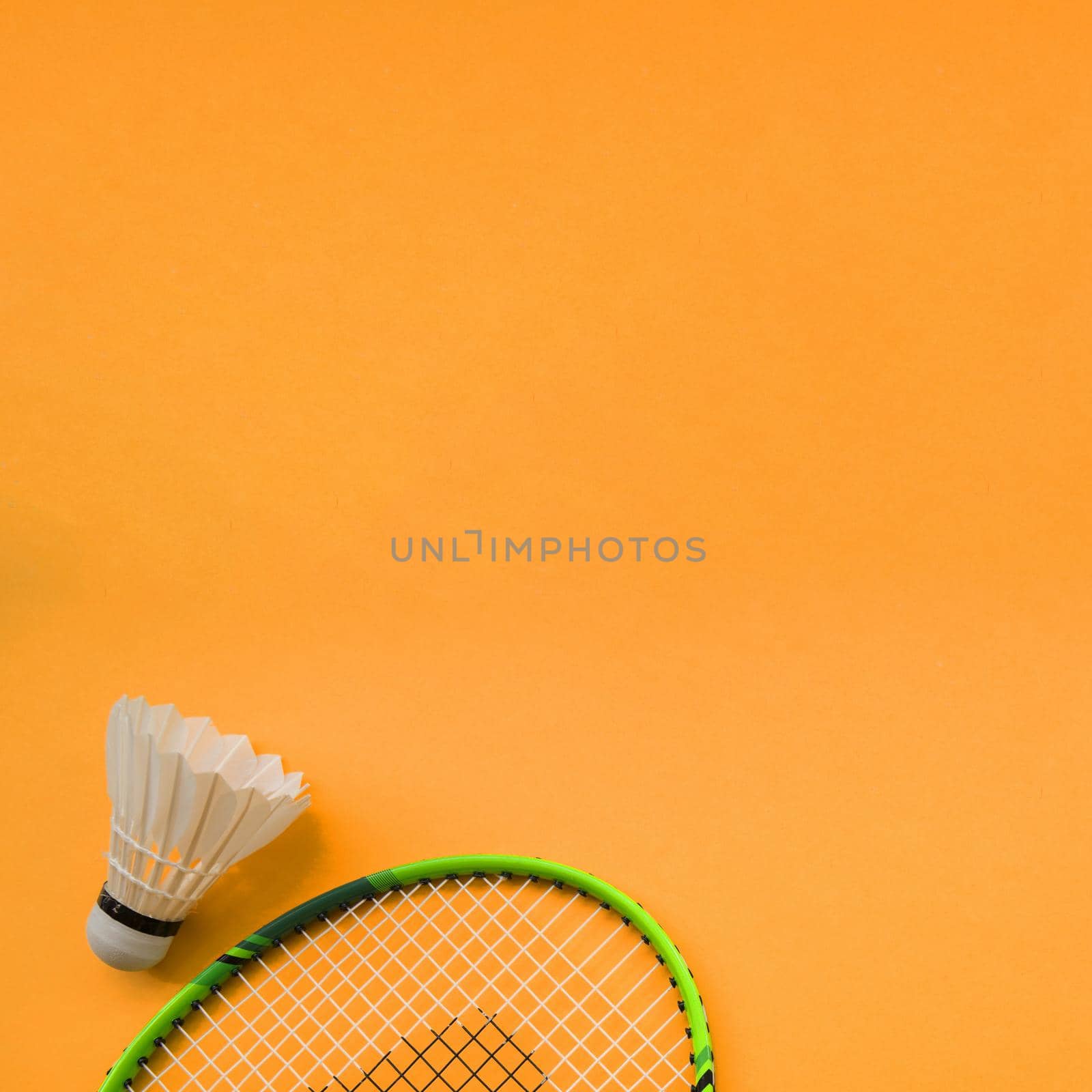 sport composition with badminton elements2. Resolution and high quality beautiful photo