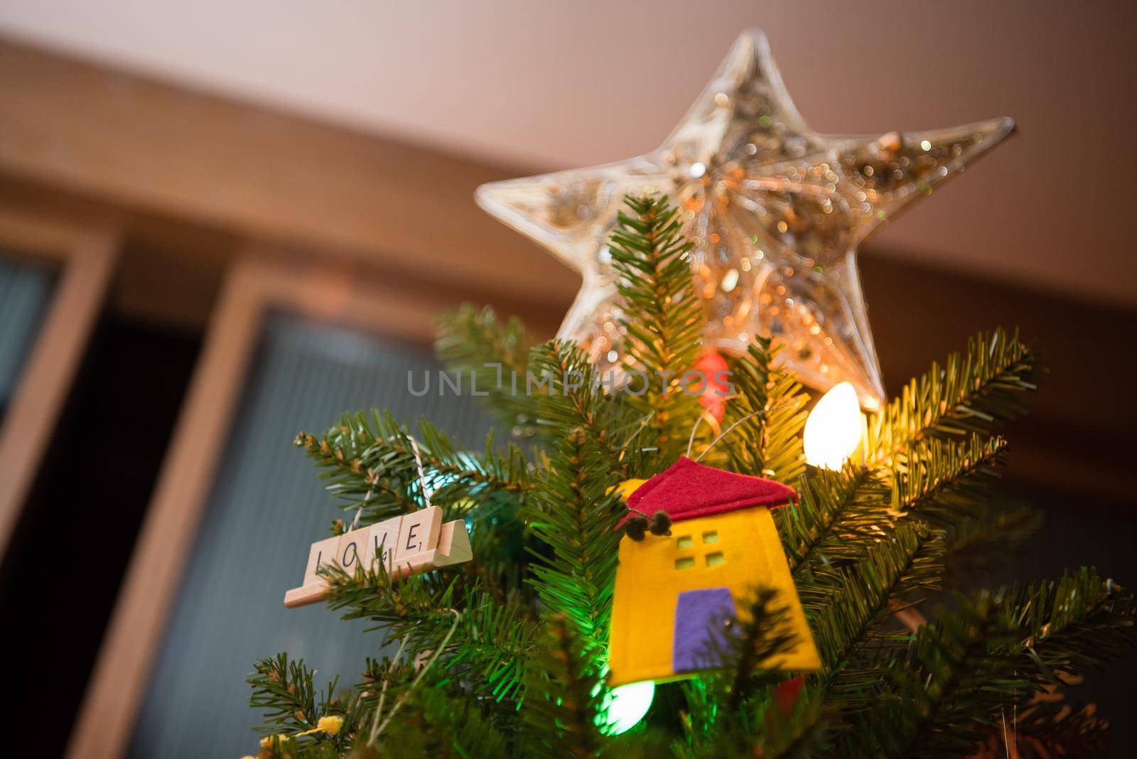 Custom made Christmas tree contest at hotel in Washington DC