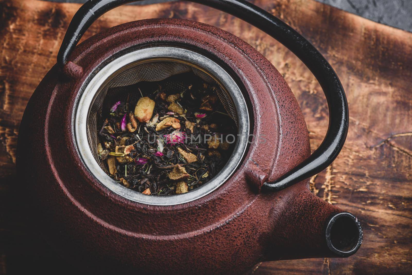 Preparing herbal tea by Seva_blsv