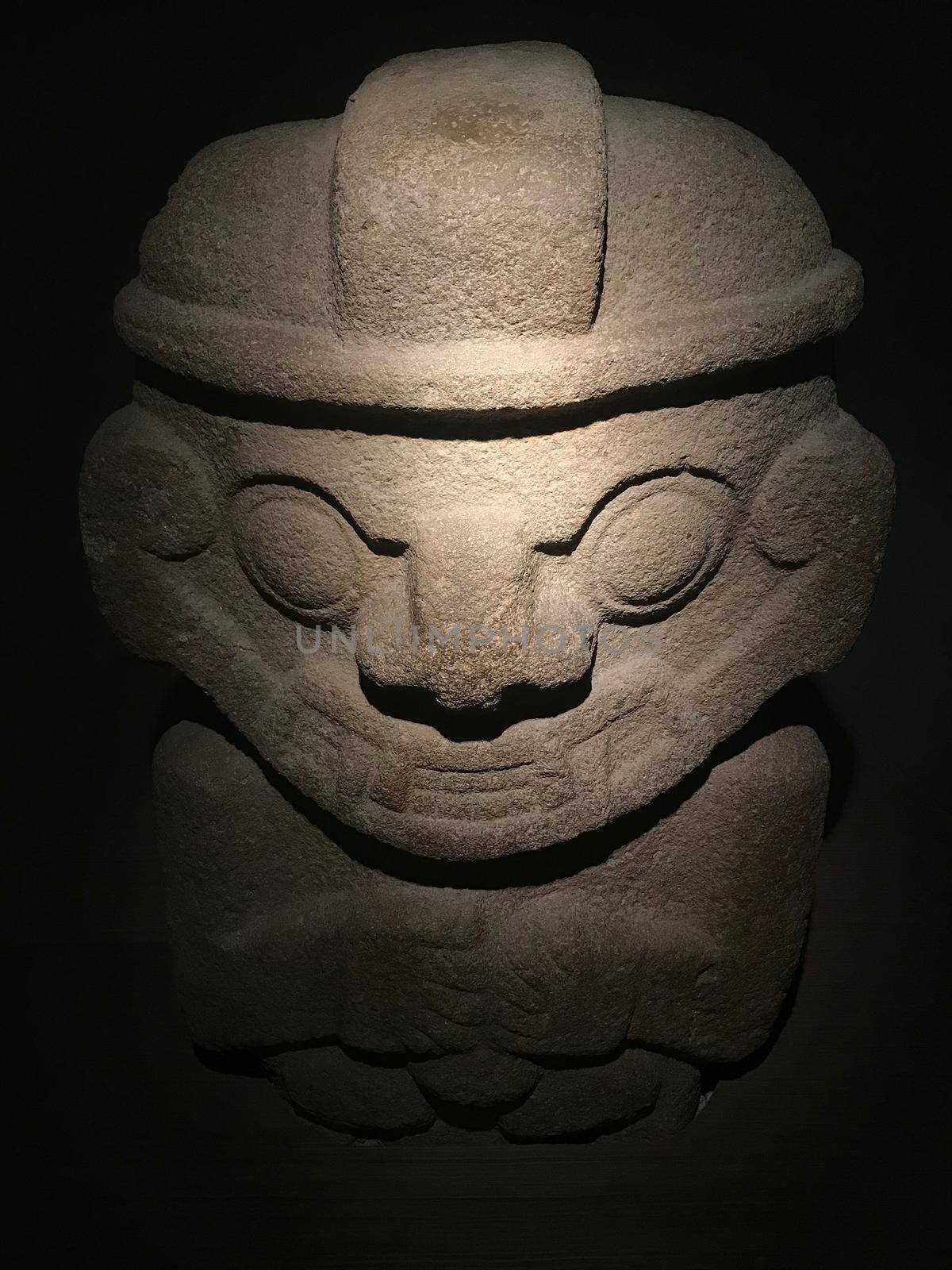 Peace sculpture at the Museu do Ouro in Bogota, Colombia. by jyurinko