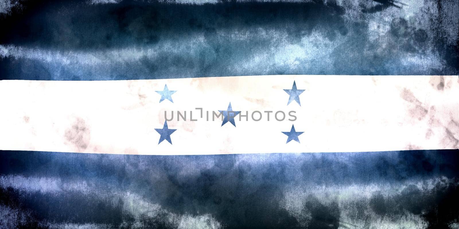 3D-Illustration of a Honduras flag - realistic waving fabric flag by MP_foto71