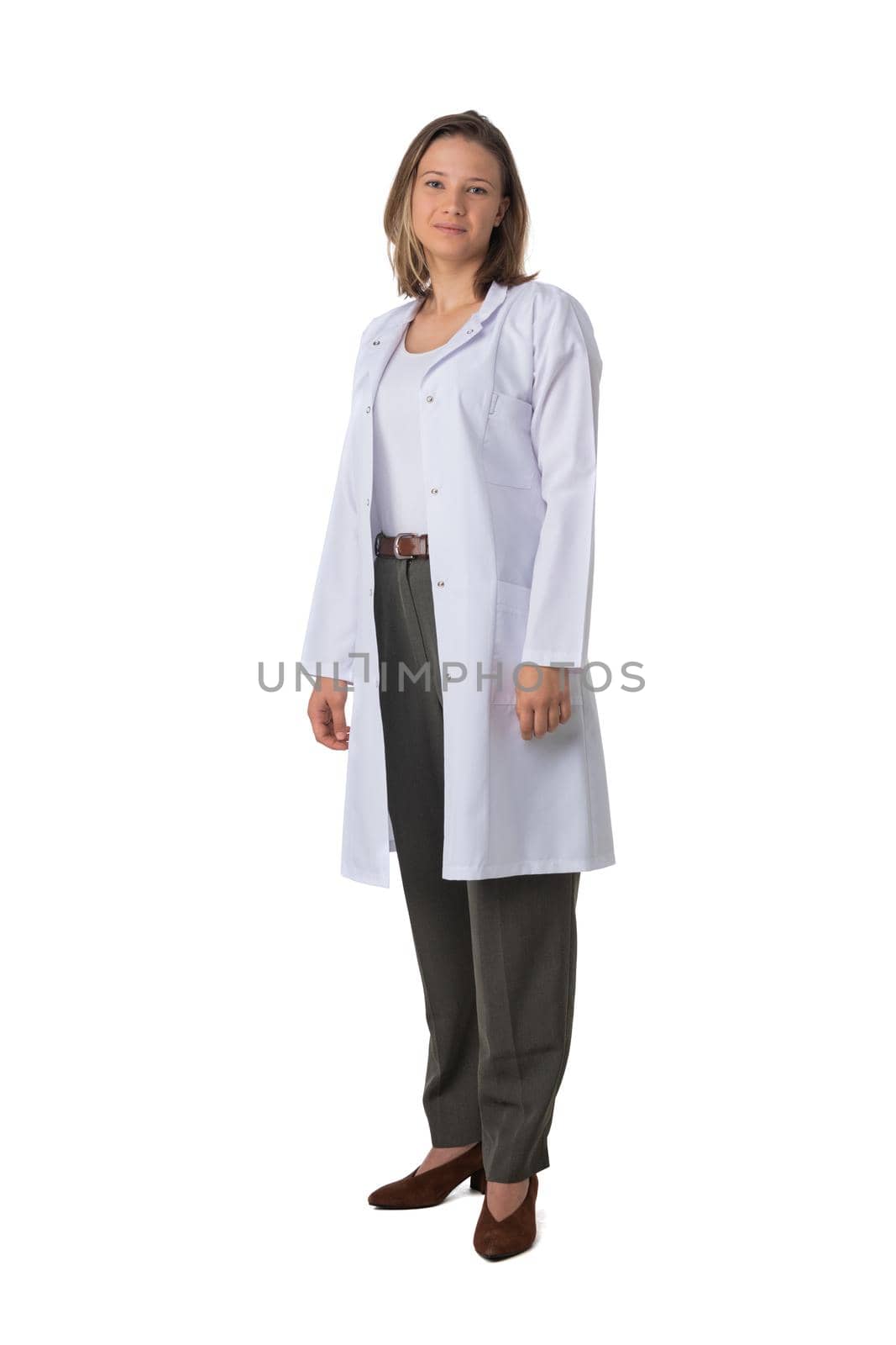 Female doctor isolated on white by ALotOfPeople