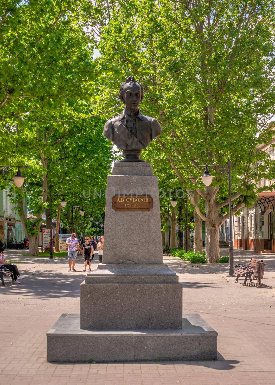 Monument to Alexander Suvorov in Kherson, Ukraine by Multipedia