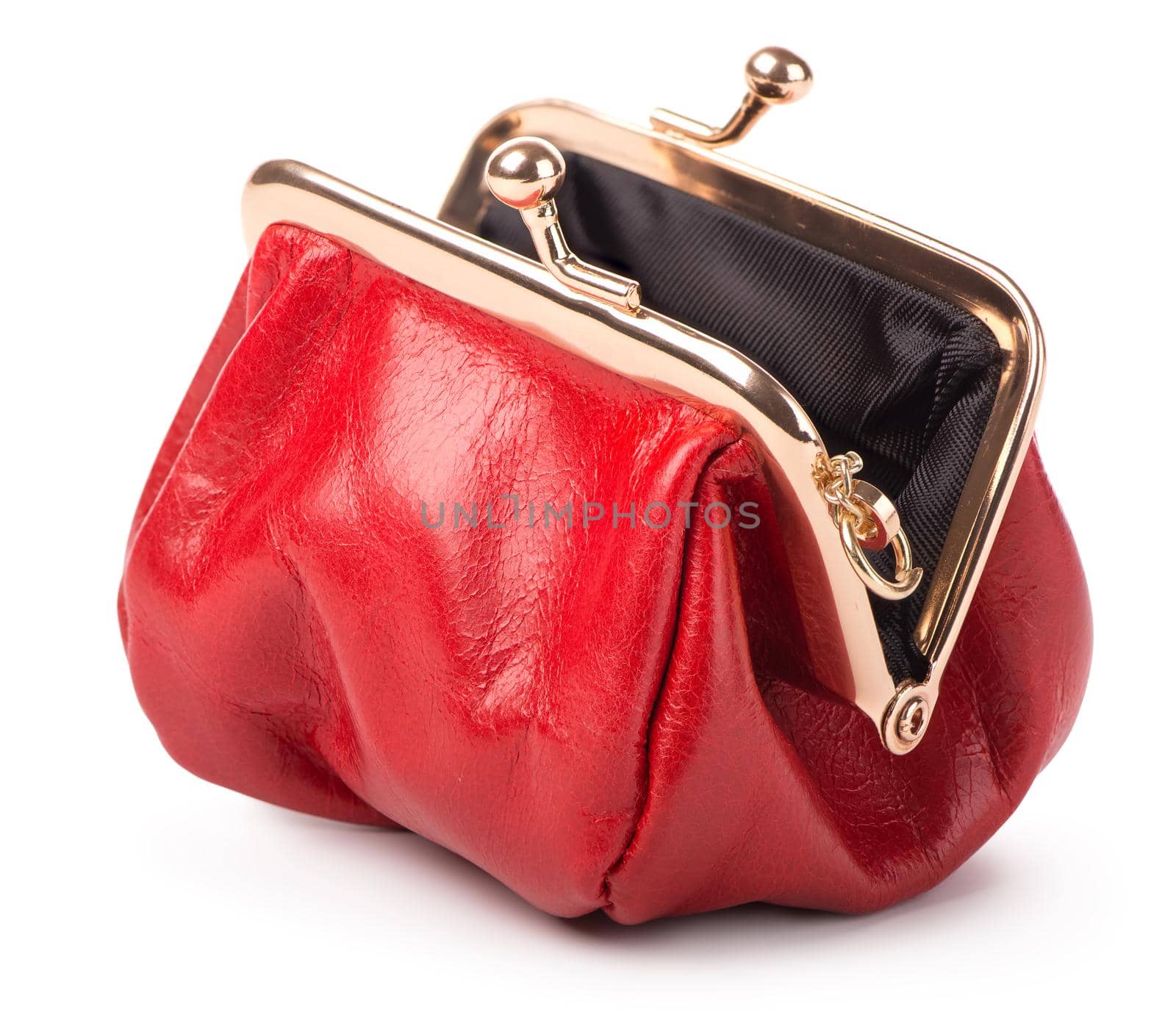Open red purse by Givaga