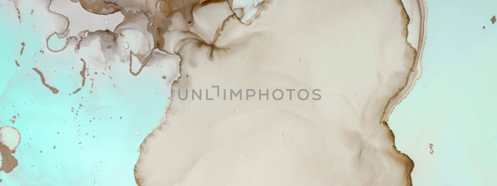 Color Ocean Water. Abstract Watercolor Marble Texture. Blue Ocean Abstract. on Canvas. Hand Painted Trendy Sea Splash. Ocean Waves. Turquoise Liquid Design. Green Art Background. Alcohol Inks