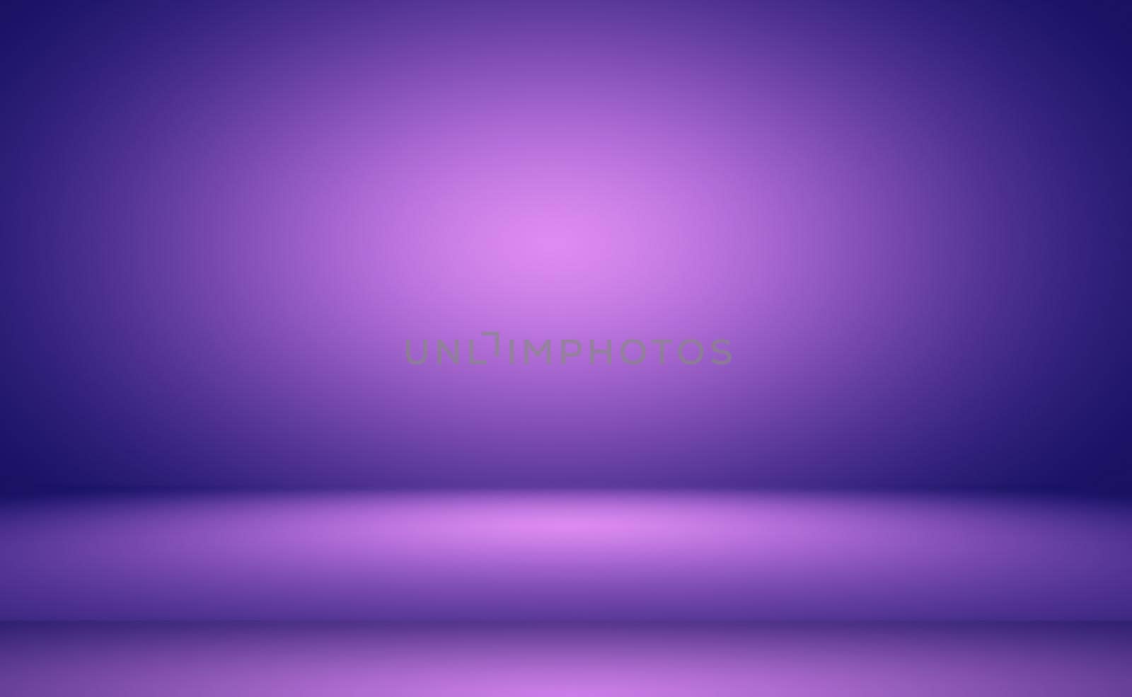 Studio Background Concept - abstract empty light gradient purple studio room background for product. Plain Studio background