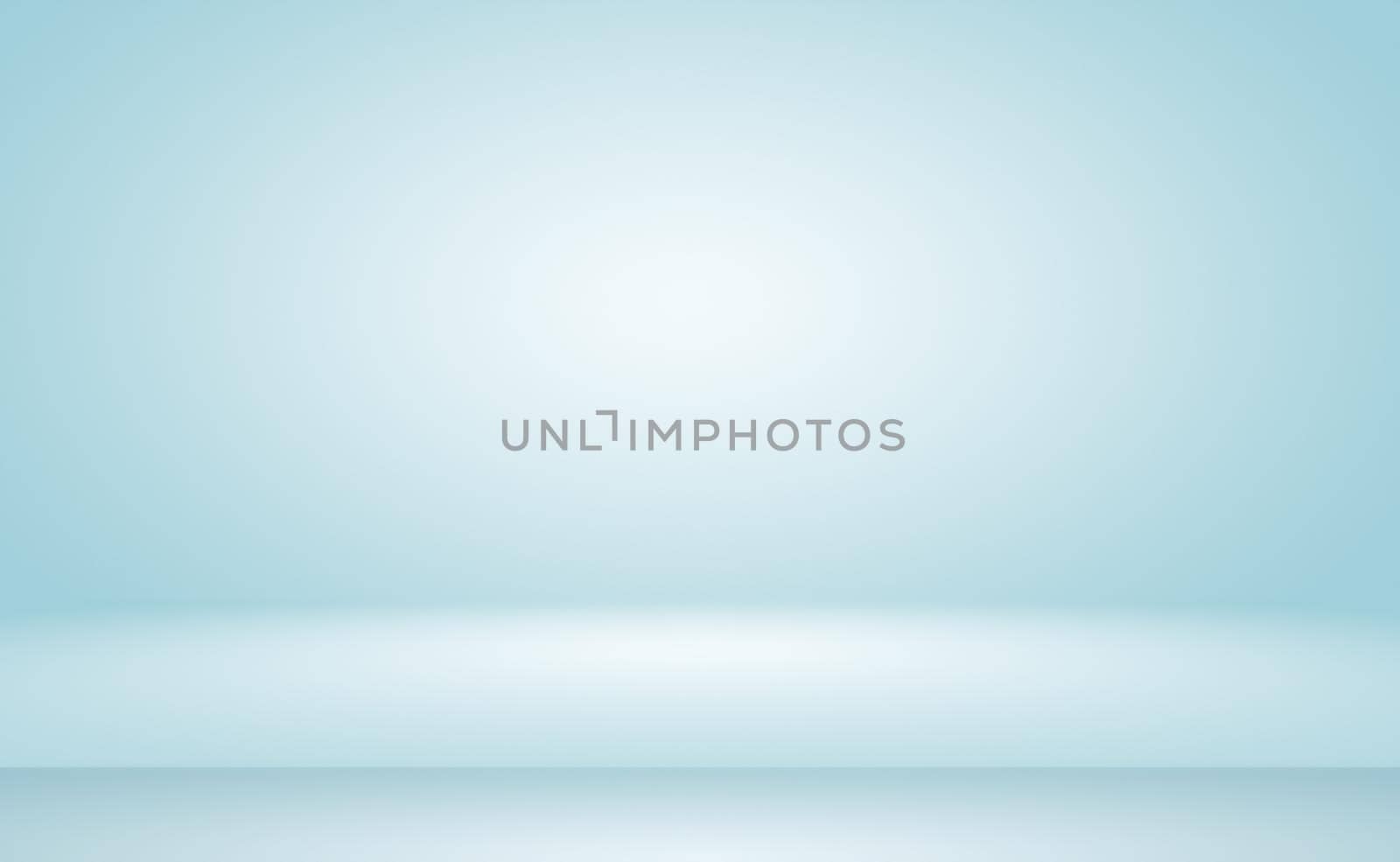 Abstract Luxury gradient Blue background. Smooth Dark blue with Black vignette Studio Banner