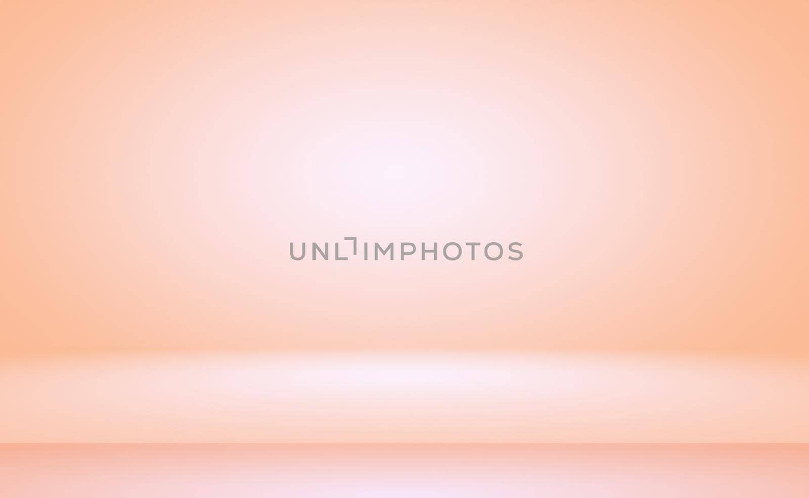 A soft vintage gradient blur background with a pastel colored well use as studio room, product presentation and banner.