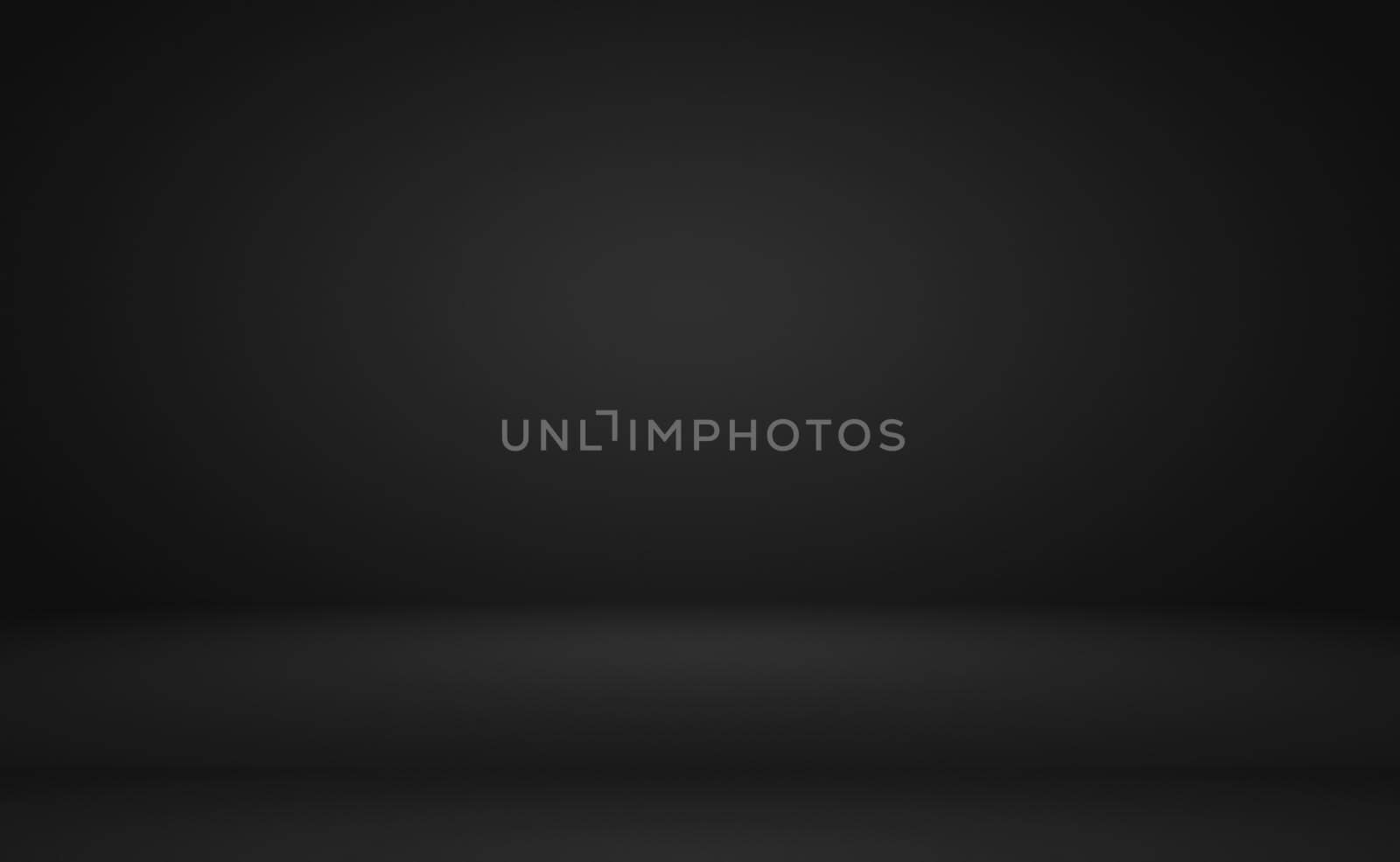 Abstract luxury blur dark grey and black gradient, used as background studio wall for display your products