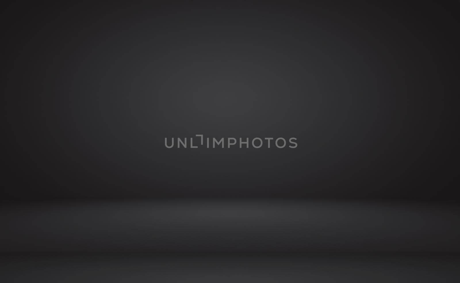 Abstract luxury blur dark grey and black gradient, used as background studio wall for display your products