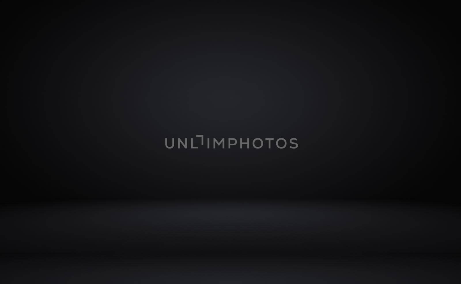 Abstract luxury blur dark grey and black gradient, used as background studio wall for display your products