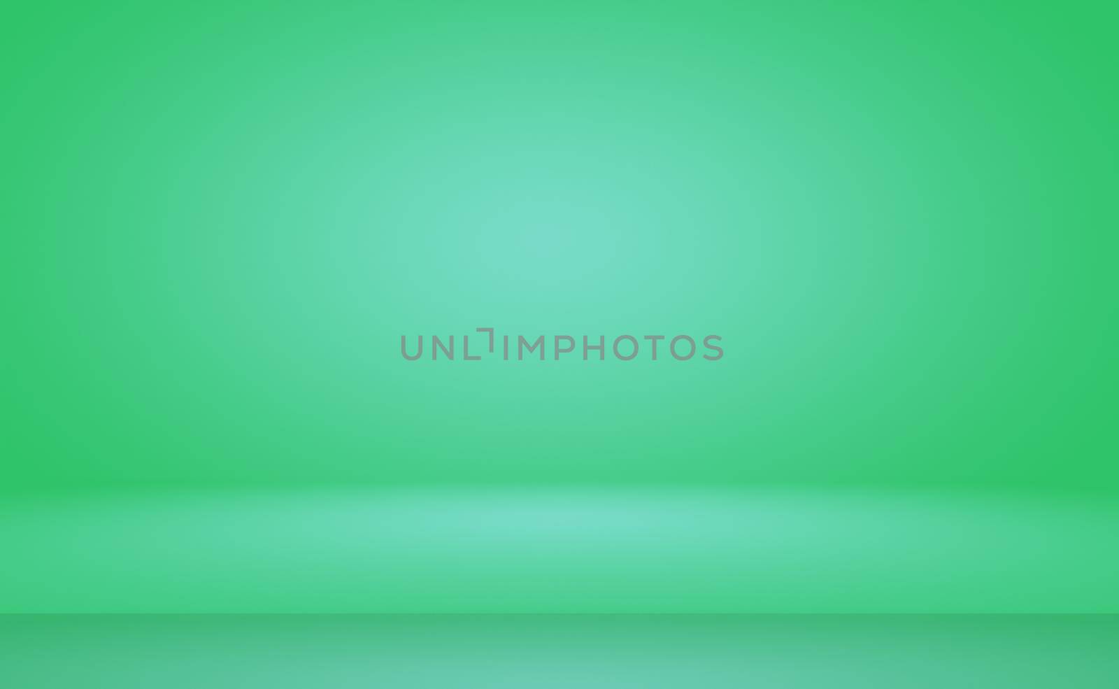 Green gradient abstract background empty room with space for your text and picture