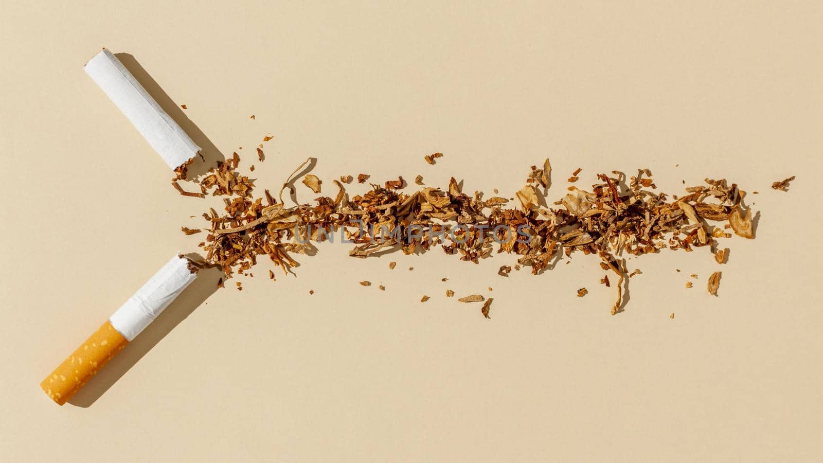 broken cigarette table. Resolution and high quality beautiful photo